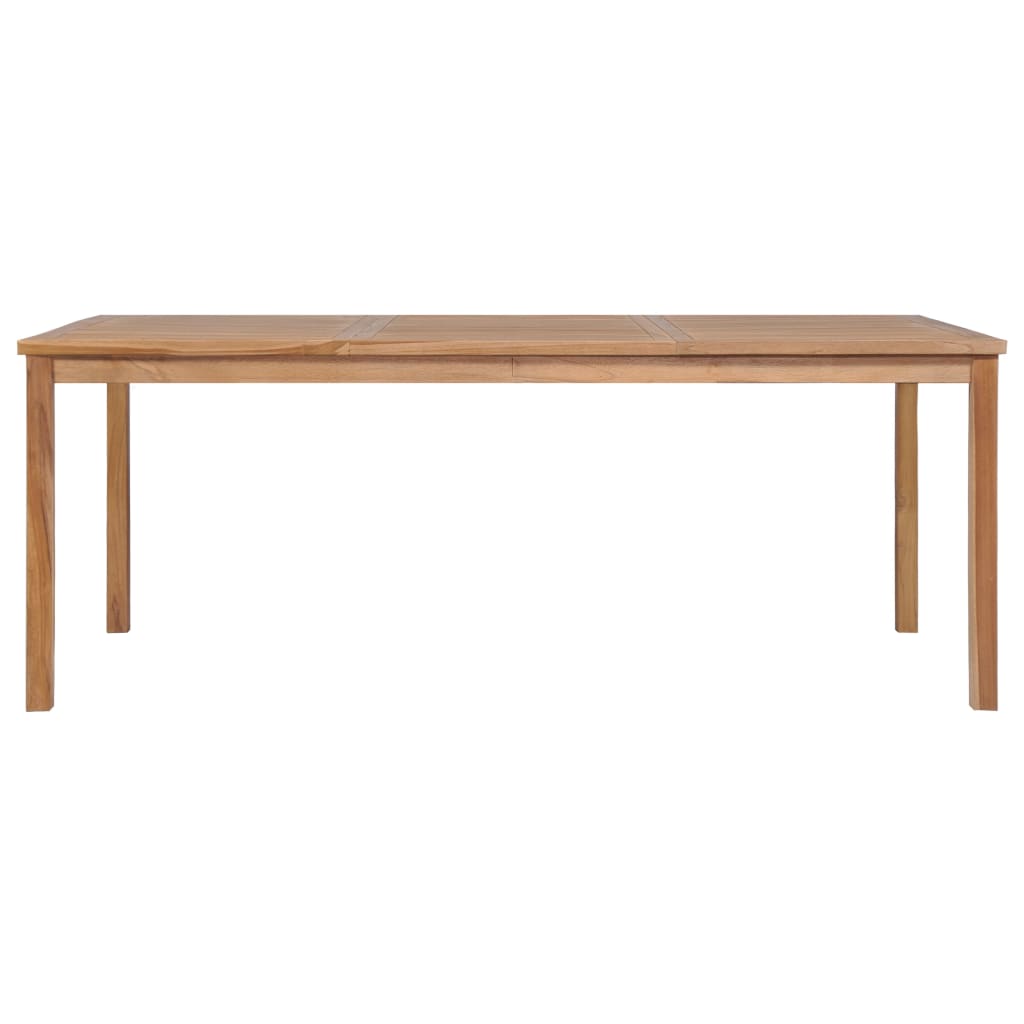 Gartentisch 200x100x77 cm Teakholz Massiv